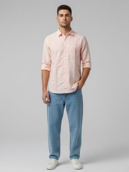 Sr garment Soft Blush Classic Button-Down Shirt