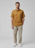 Sr garment Amber Ochre Short-Sleeve Shirt