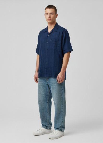 Sr garment Navy Breeze Relaxed Fit Shirt