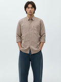 Sr garment Stone Beige Everyday Button-Down Shirt