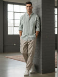 Sr garment Heritage Sage Stripe Shirt