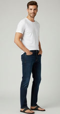 Sr garment Midnight Flex Slim Denim & Essential White Tee Set