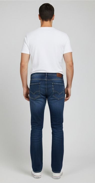 Sr garment Heritage Slim Blue Denim & Essential White Tee