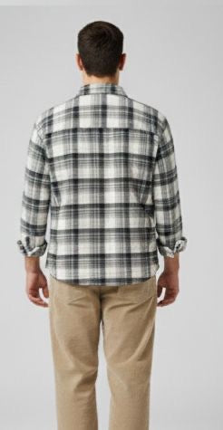 Sr garment Frost Grey Plaid Overshirt