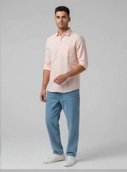 Sr garment Soft Blush Classic Button-Down Shirt