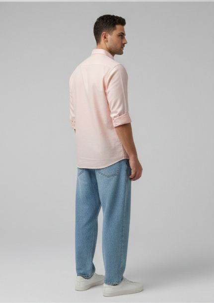 Sr garment Soft Blush Classic Button-Down Shirt
