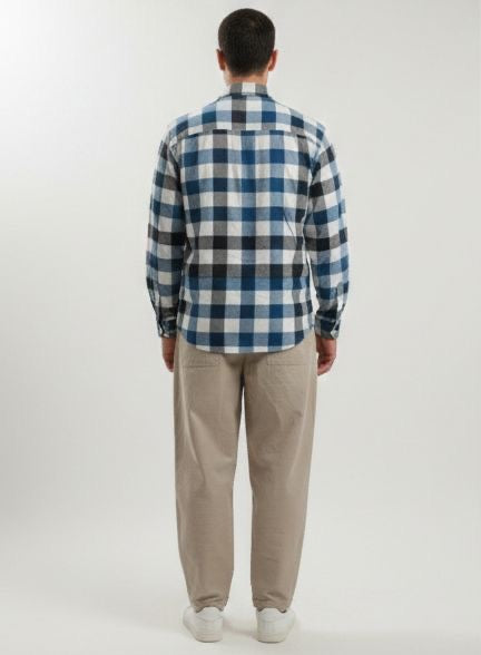 Sr garment Urban Slate Check Shirt