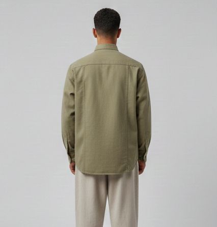 Sr garment Sage Olive Relaxed Fit Shirt