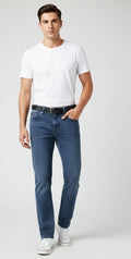 Sr garment Essential Line Slim Blue Denim & Classic White Tee