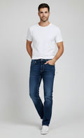 Sr garment CoreFit Dark Blue Denim & Essential White Tee