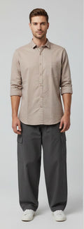 Sr garment Desert Sand Essential Button-Down Shirt