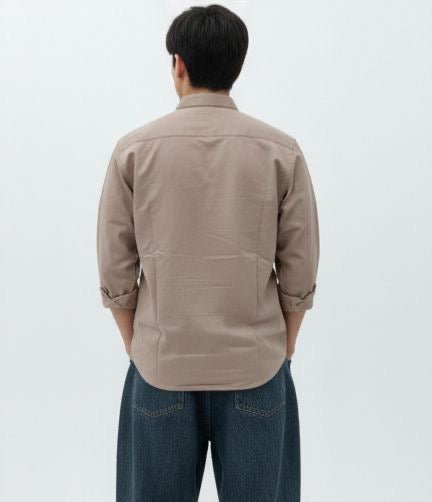 Sr garment Stone Beige Everyday Button-Down Shirt