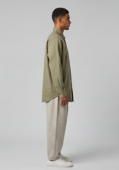 Sr garment Sage Olive Relaxed Fit Shirt