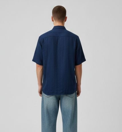 Sr garment Navy Breeze Relaxed Fit Shirt