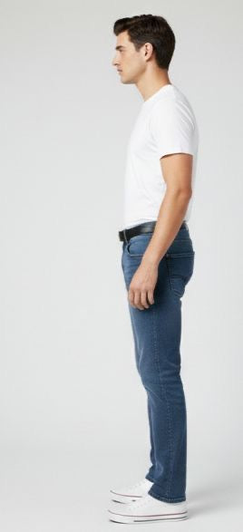 Sr garment Essential Line Slim Blue Denim & Classic White Tee