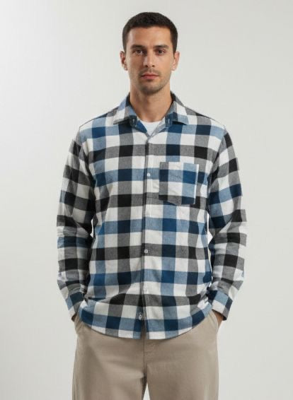 Sr garment Urban Slate Check Shirt