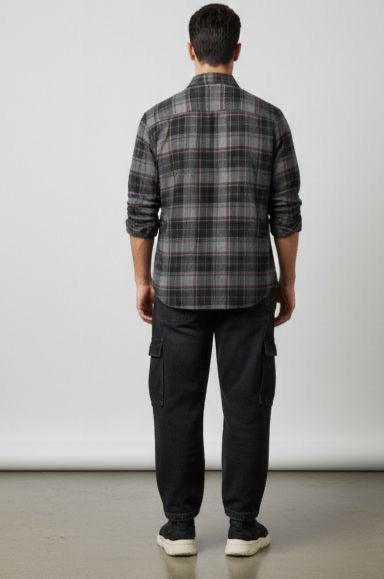 Sr garment Ashwood Plaid Layered Shirt