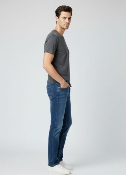 Sr garment Graphite Edge Slim Denim & Charcoal Essential Tee